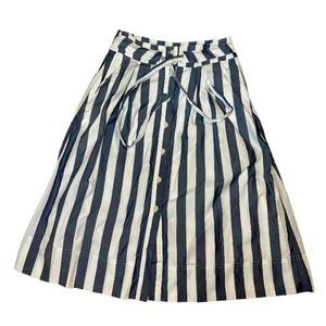 Gap Vertical Stripe A-line Skirt